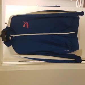 Puma zip up soccer style jacket